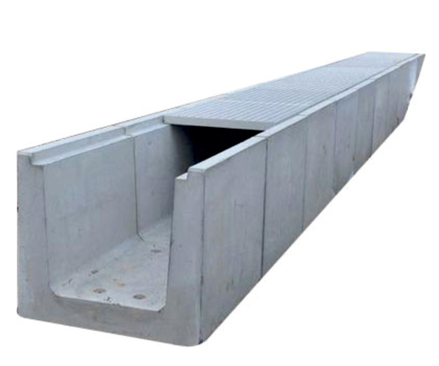 Precast U drains